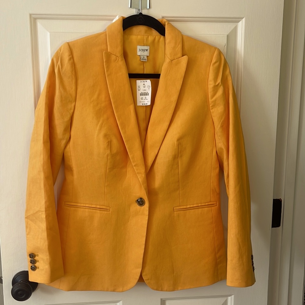 J Crew blazer. NWT. Pit to pit 16”. Sleeve length 23”